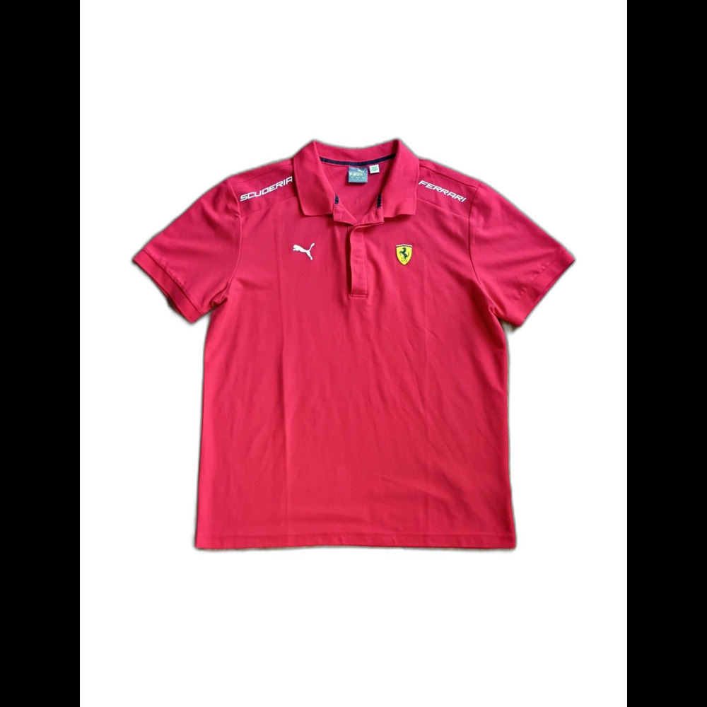 Puma Scuderia Ferrari Polo Shirt Men’s L Red Official